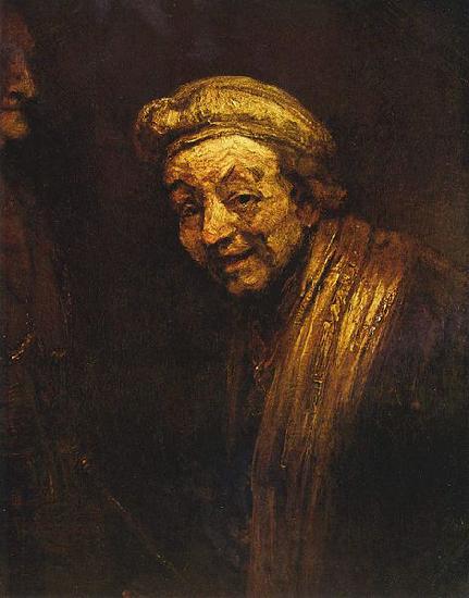 Rembrandt Peale Selbstportrat mit Malstock Sweden oil painting art